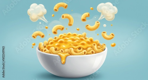Creamy macaroni and cheese explosion