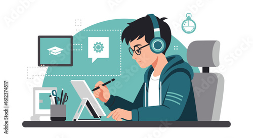 Online Learning And Design Using Digital Tools At Home For Students