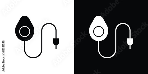 Anesthesia icon elements vector illustration. flat style sign vector.