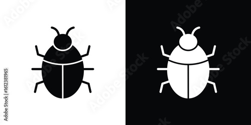 Bedbug icon elements vector illustration. flat style sign vector.