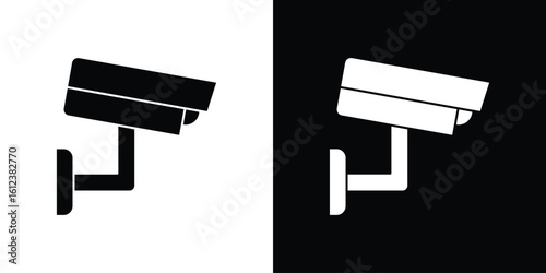 CCTV icon elements vector illustration. flat style sign vector.