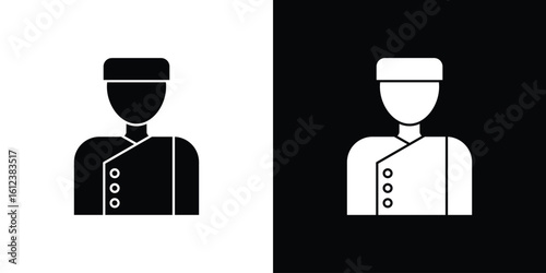 Concierge icon elements vector illustration. flat style sign vector.