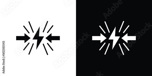 Conflict icon elements vector illustration. flat style sign vector.