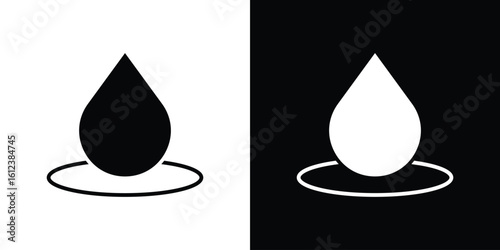 Drop icon elements vector illustration. flat style sign vector.