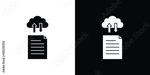 File sharing icon elements vector illustration. flat style sign vector.