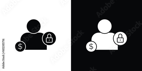 Guarantor icon elements vector illustration. flat style sign vector.