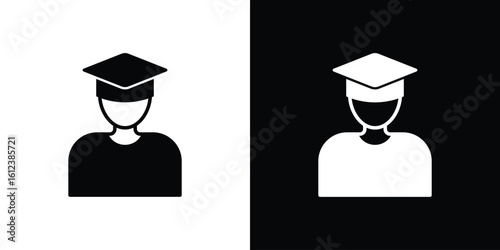 Graduated icon elements vector illustration. flat style sign vector.