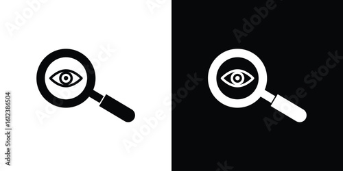 Investigation icon elements vector illustration. flat style sign vector.