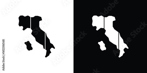 Italy flag icon elements vector illustration. flat style sign vector.