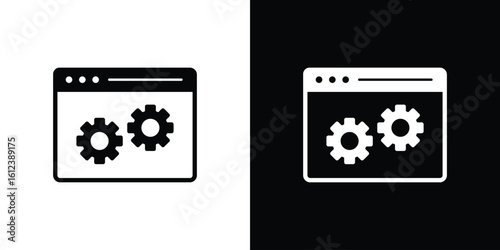 Software icon elements vector illustration. flat style sign vector.