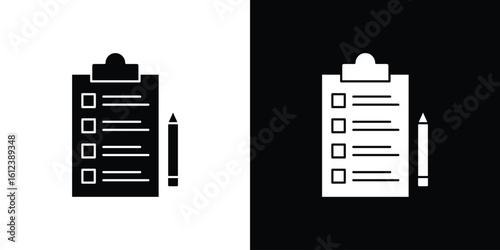 Survey icon elements vector illustration. flat style sign vector.