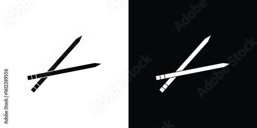 Toothpick icon elements vector illustration. flat style sign vector.