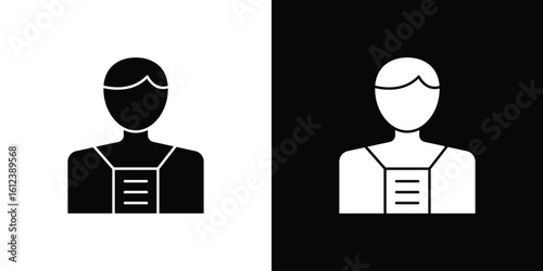 Tourist Guide icon elements vector illustration. flat style sign vector.