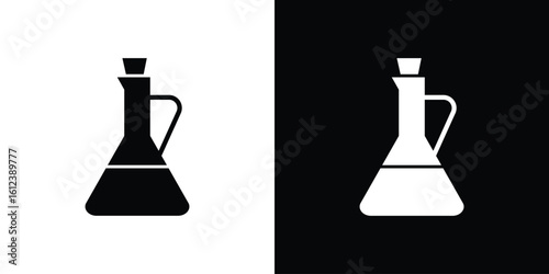 Vinegar icon elements vector illustration. flat style sign vector.