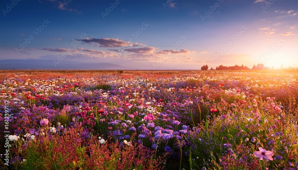 Fototapeta premium field of flowers