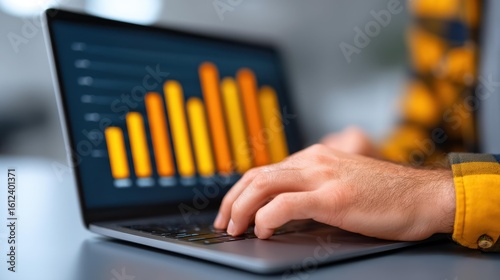 A savvy businessman reviews customer insights and refines marketing tactics to drive growth and success in his venture.