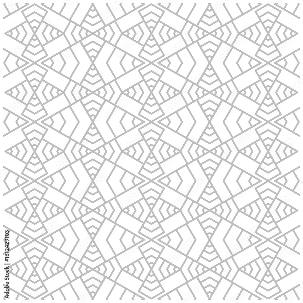 Fototapeta premium Seamless pattern with a minimal geometric design