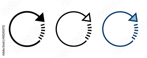 Refresh icon vector isolated on white background. Reload icon vector. Update icon. convert icon