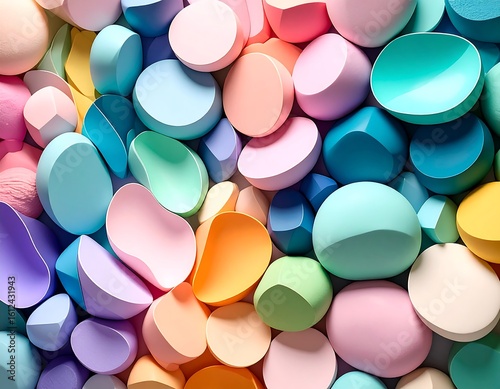 Colorful abstract shapes