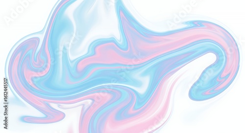 Abstract pastel swirls create a dreamy, iridescent background perfect for design projects needing a soft, ethereal feel.