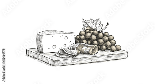 Italian cooking ingredients vector set