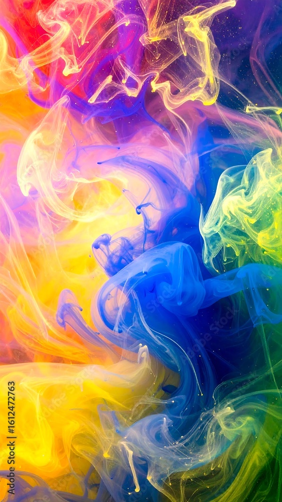 Obraz premium Abstract swirling colors (2)