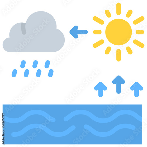 Water Cycle Icon