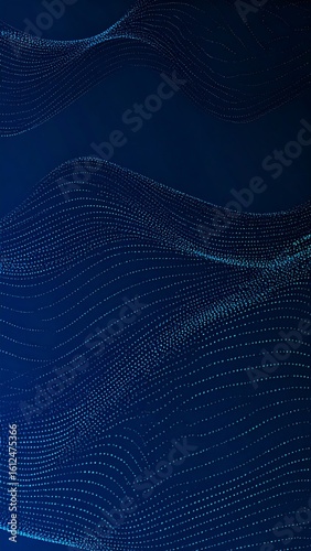 Abstract digital waves