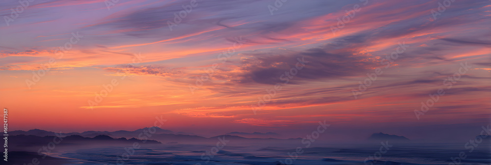Tranquil Zephyr Swirling Against a Vibrant Sunset Horizon Tranquil Zephyr Swirling Against a Vibrant Sunset Horizon