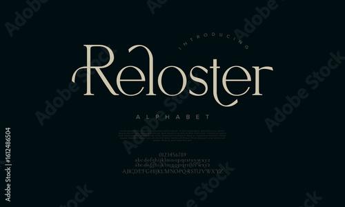 Refined serif font with a clean modern style and unique glyphs. Perfect for branding and editorial