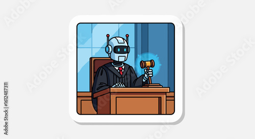 Robotic Judge Presides in Digital Courtroom
