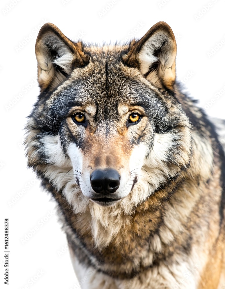 Fototapeta premium Close-up wolf portrait