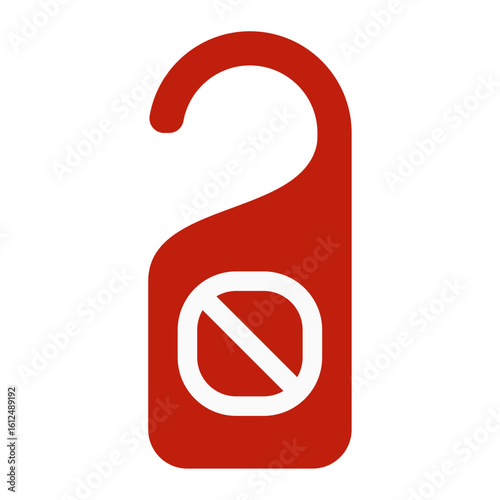do not disturb door hanger icon