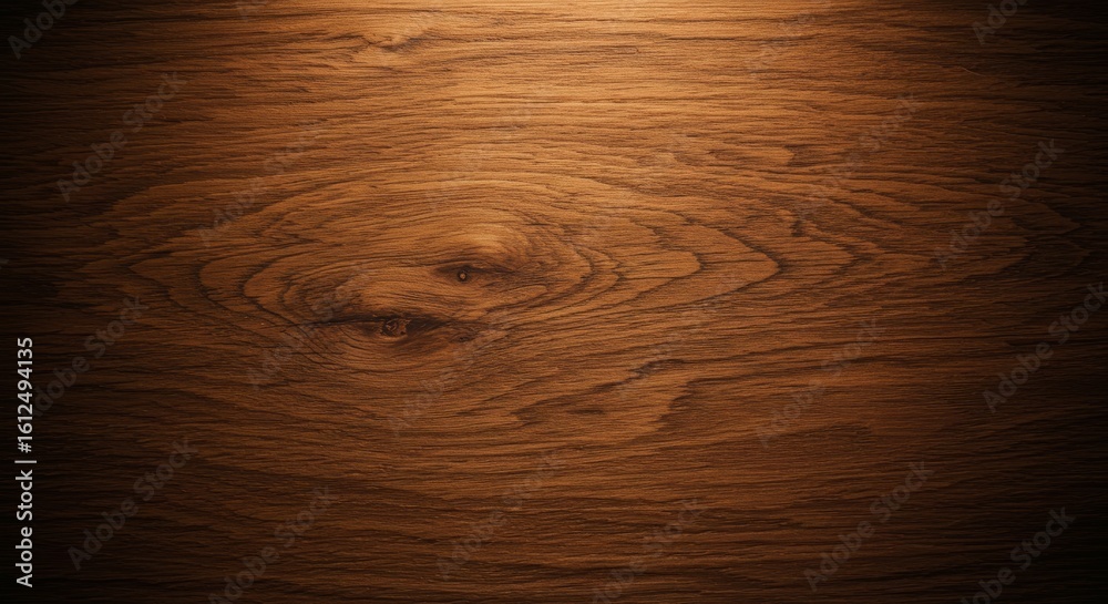 Fototapeta premium Deeply textured wooden surface illuminated with soft light showing natural grain