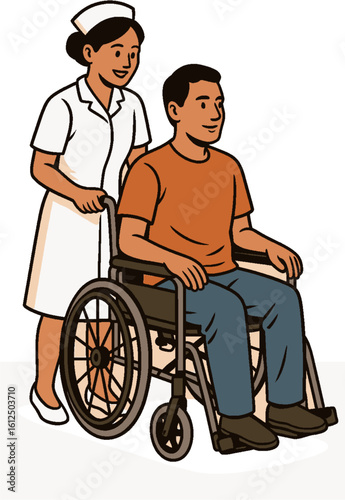 nurses and patients