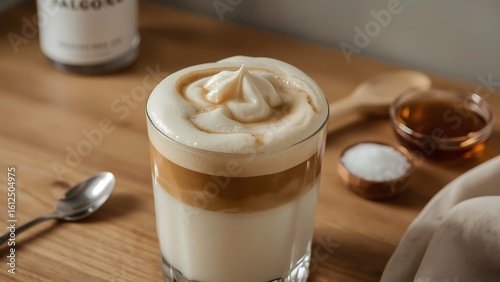 cappuccino with cream