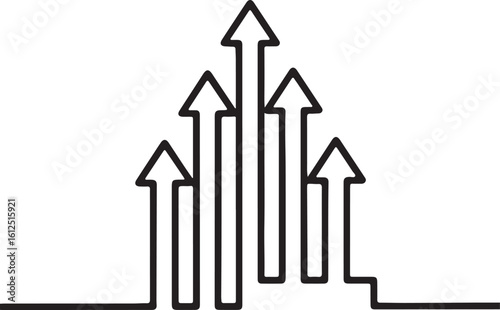 arrow up sign  