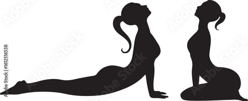 person in a cobra yoga style
