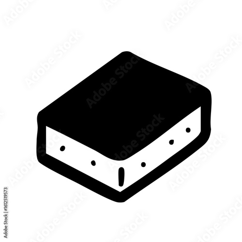 スポンジ　線画　手書き