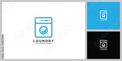 icon vector laundry logo vector