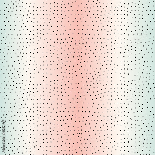 minimalist spotty mesh seamless pattern with black dots on blush 