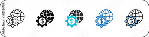 Economy Icon Pack Multistyle Illustration