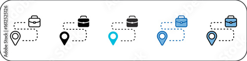 Commute Icon Pack Multistyle Illustration