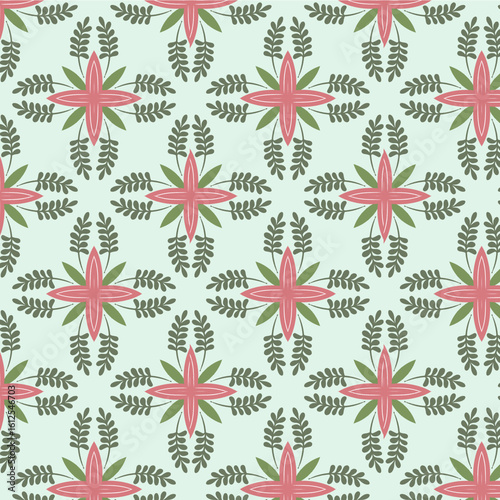 seamless pattern with flower