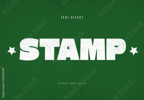 Retro Grungy Stamp Text Effect
