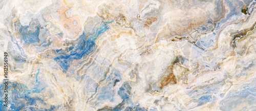 Blue and beige marble background