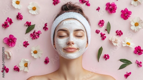 Self-care routine bliss relaxing facial spa session at home lifestyle beauty calm intimate environment