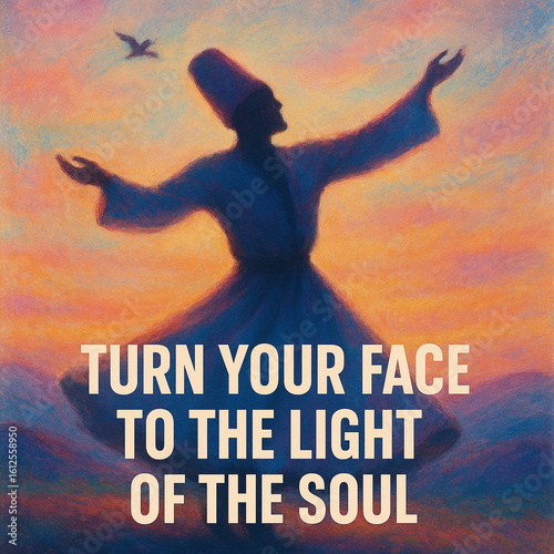 Sufi Poster on the Soul as a Divine Trust and the Light That Knows Its Origin