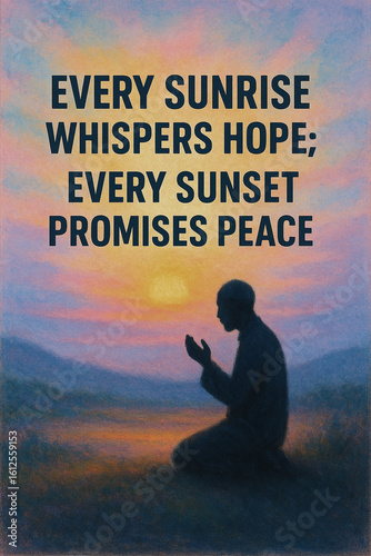 Sufi Hope Poster with Positive Spiritual Symbolism and Uplifting Energy