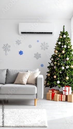 Cozy Christmas living room with AC (1)